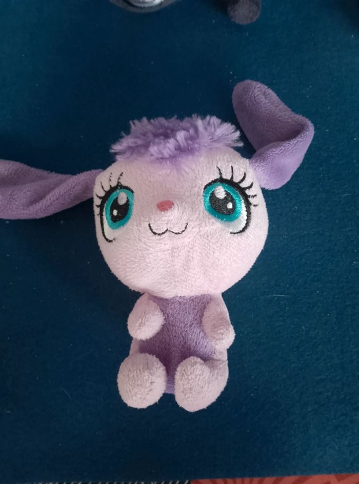 Lot de 3 mini peluches LPS - Littlestpetshop - Petshop - photo numéro 2