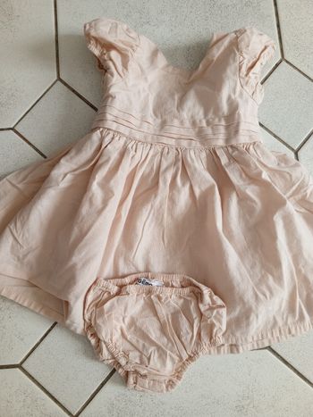 Robe rose clair paillettes