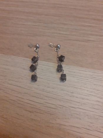 Boucles d'oreilles cubes