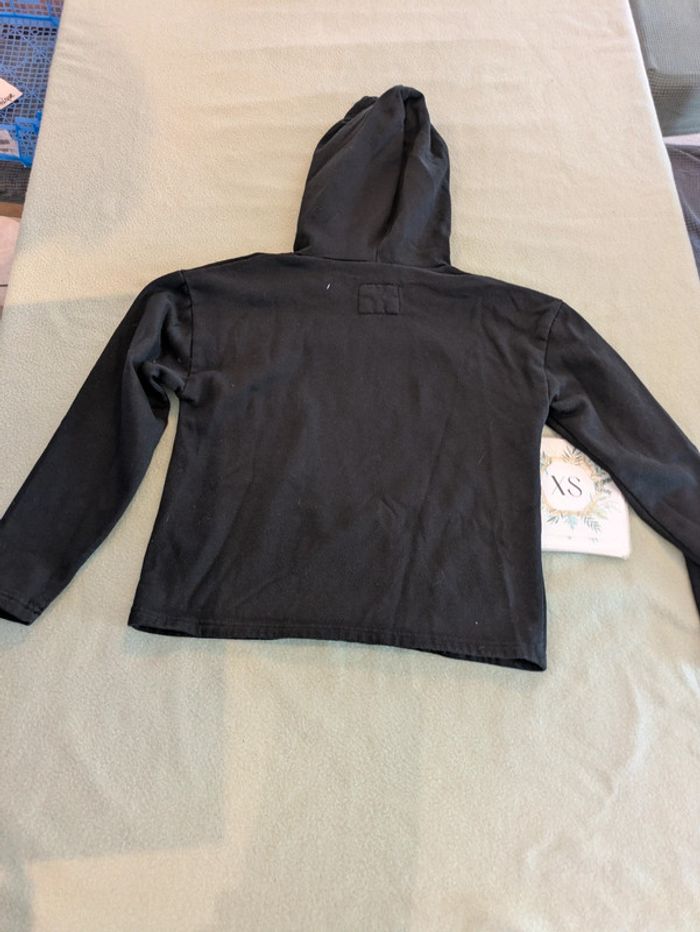Sweat a capuche XS noir - photo numéro 4