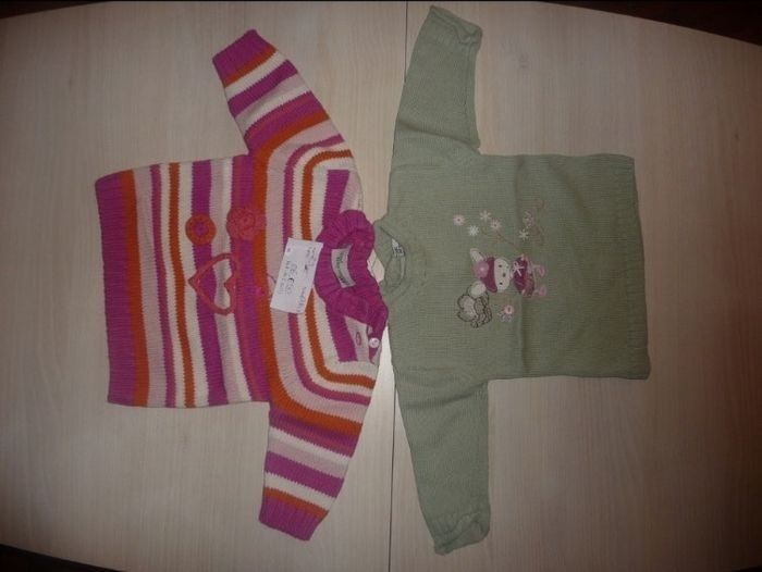 Lot de 2 pulls taille 6 mois