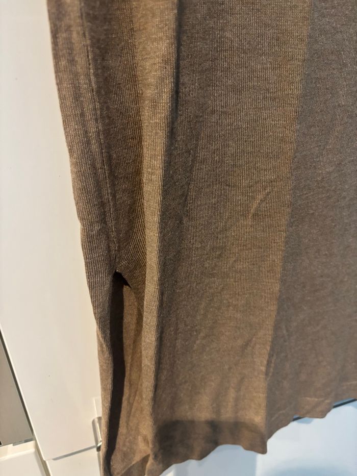 Robe longue beige