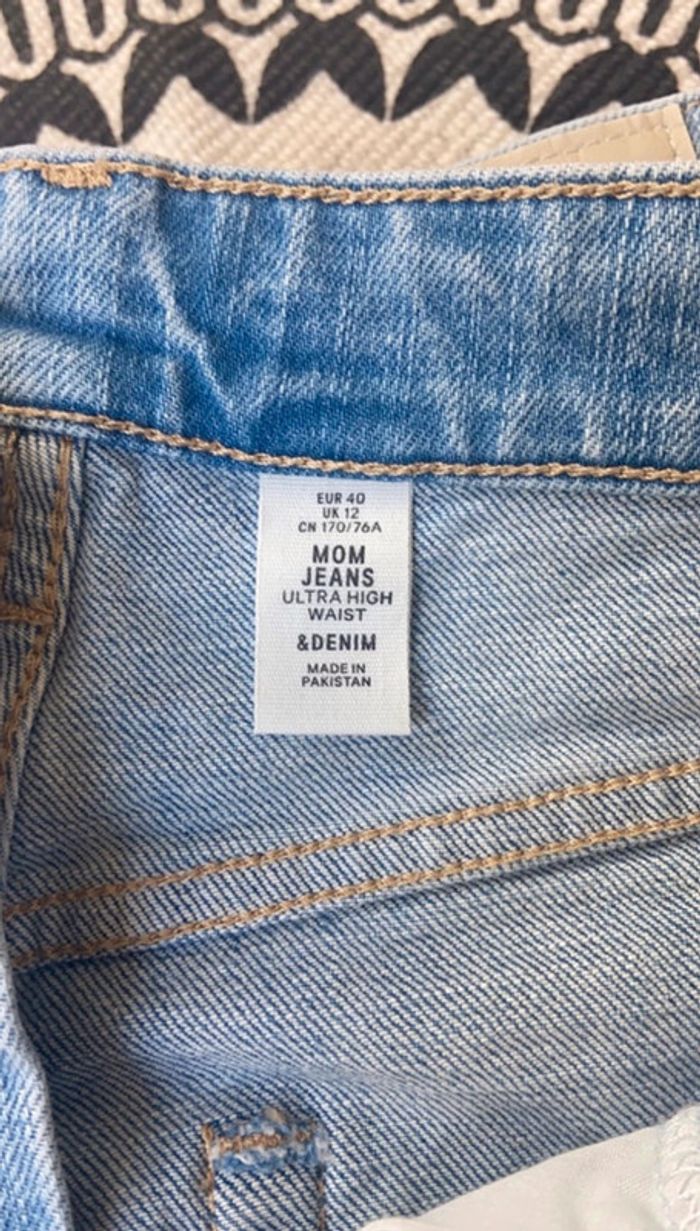 jean mom taille haute - photo numéro 4