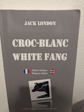 Roman bilingue Croc Blanc de Jack London