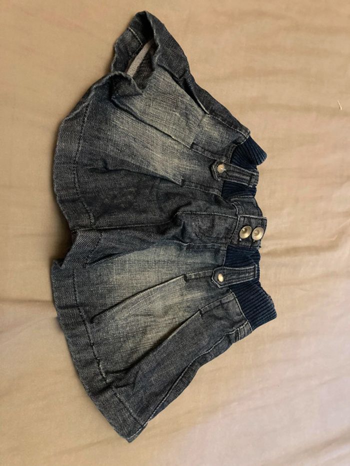 Jupe en jean plissée 4 ans