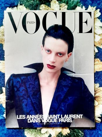 Magazine Vogue Paris les années Saint Laurent
