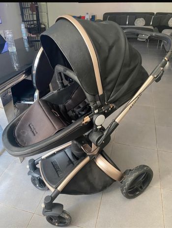 Poussette babyfond semili cuir