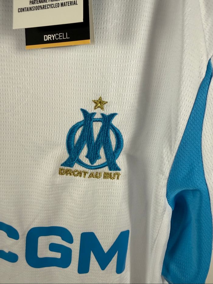 Maillot OM Puma – Blanc & Bleu – Taille L - photo numéro 3