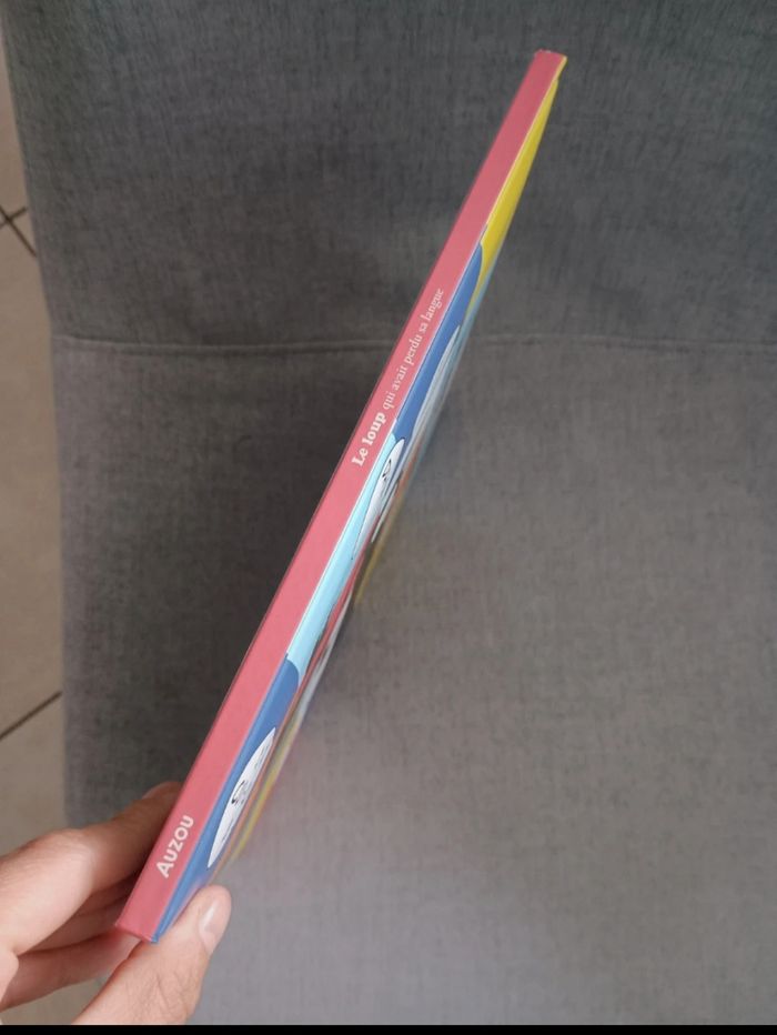 Livre grand albums auzou le loup qui avait perdu sa langue - photo numéro 2