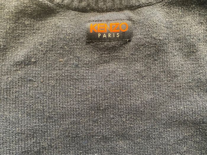 Pull tigre bleu marine Kenzo taille 6 ans - photo numéro 6