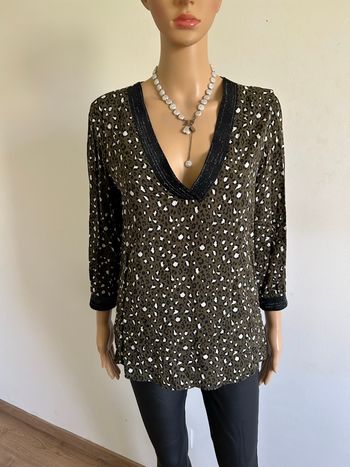 Blouse léopard avec manches 3/4 LolaLiza taille française 38 jamais portée 