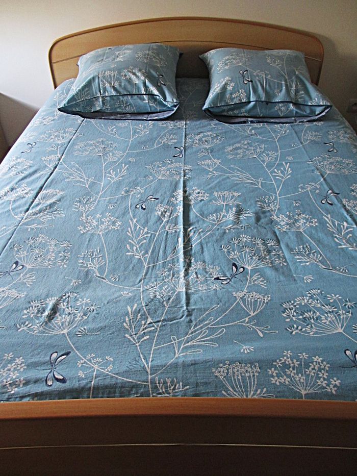 Parure de lit motifs végétal et libellule Françoise Saget - Housse de couette 200 x 200 - photo numéro 5