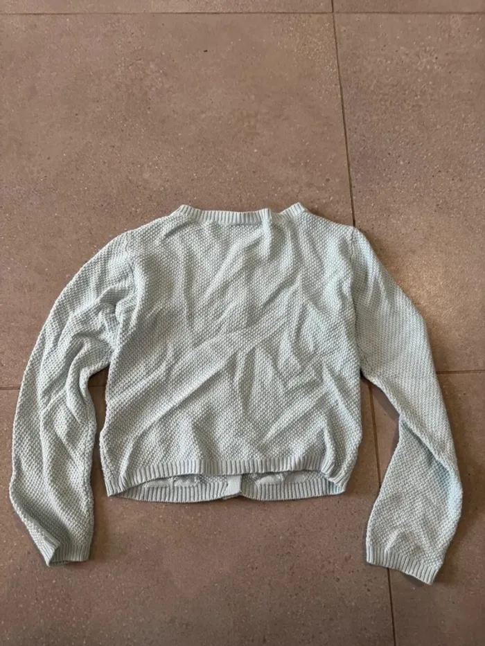 Veste bleu clair, taille 8 ans, très bon état - photo numéro 3