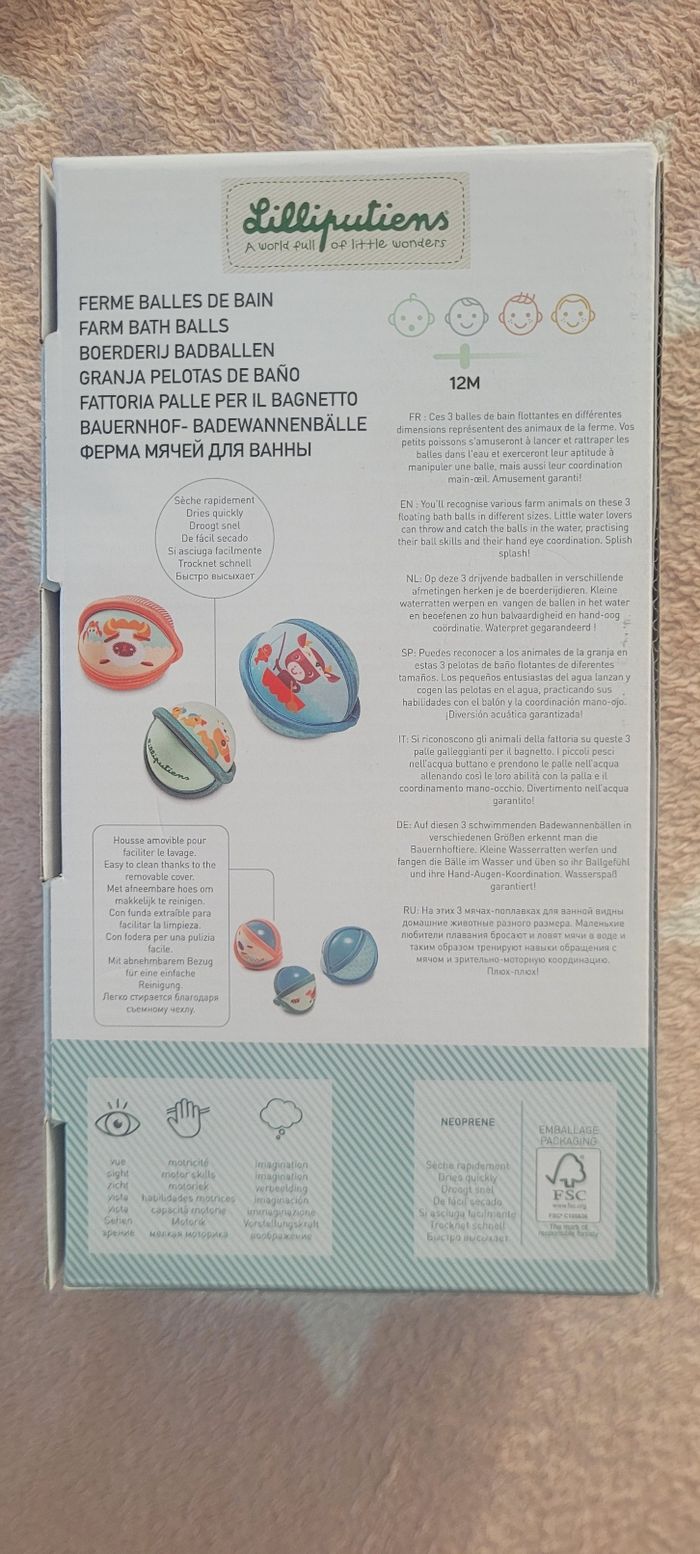 Coffret lot de 3 balles de bain. neuf - photo numéro 6