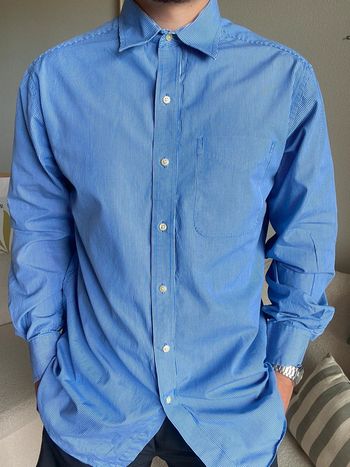 Chemise à rayures Tommy Hilfiger - taille M - bleu 👔