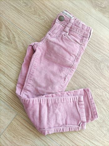 Pantalon velours rose Okaïdi 2 ans 
