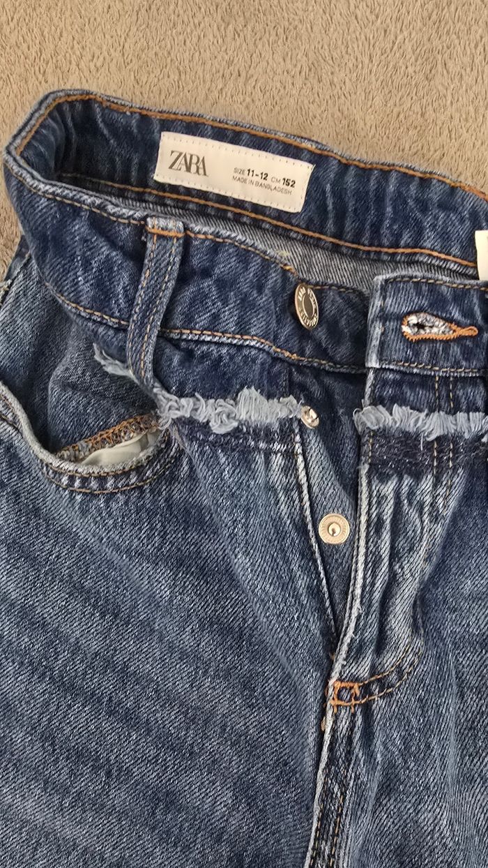 NEUF (non porté) superbe jeans wide leg 12ans fille - photo numéro 4