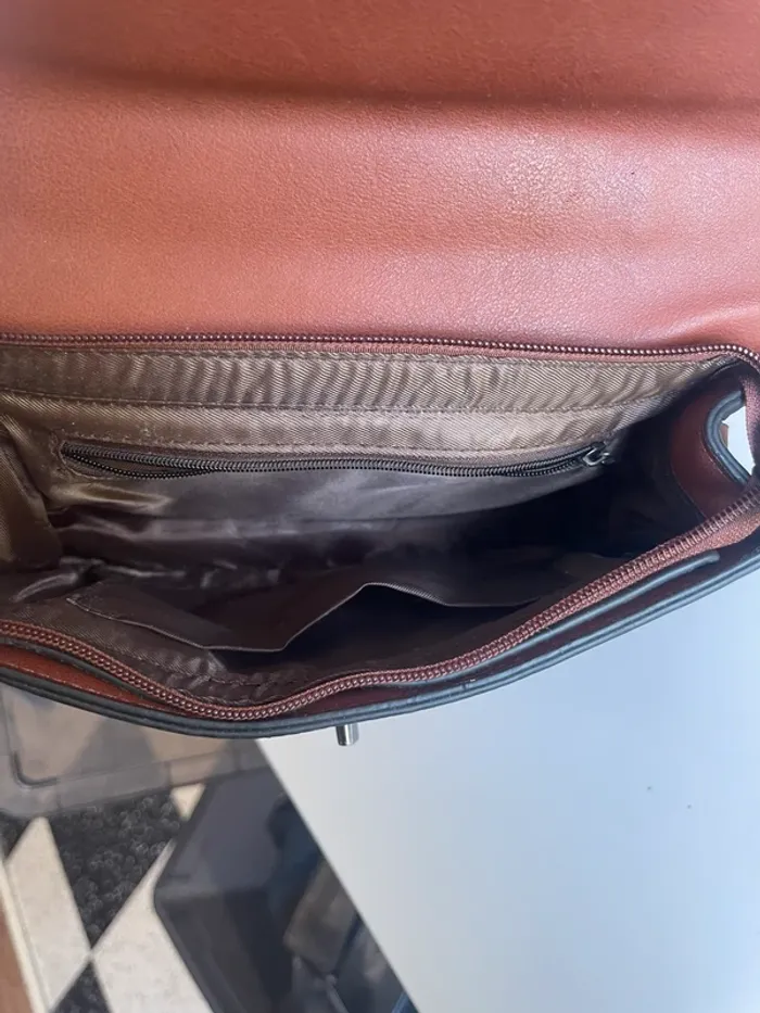 Sac bandoulière marron - photo numéro 3