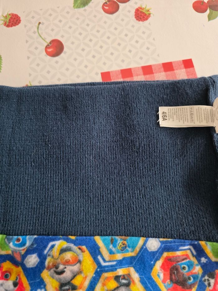 ENSEMBLE  CACHE COU ET BONNET PAW PATROL NEUF  4/6 ANS - photo numéro 2