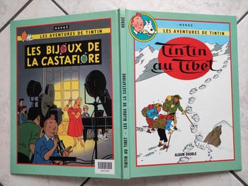Les Bijoux de la Castafiore + Tintin au Tibet (double BD 1987)
