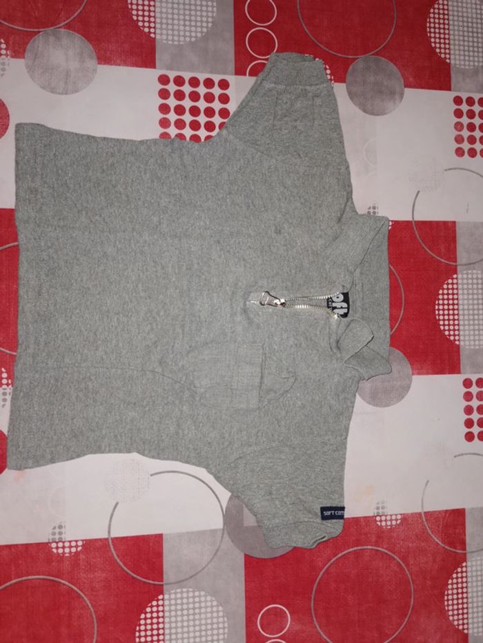 T-shirt zippé - photo numéro 2