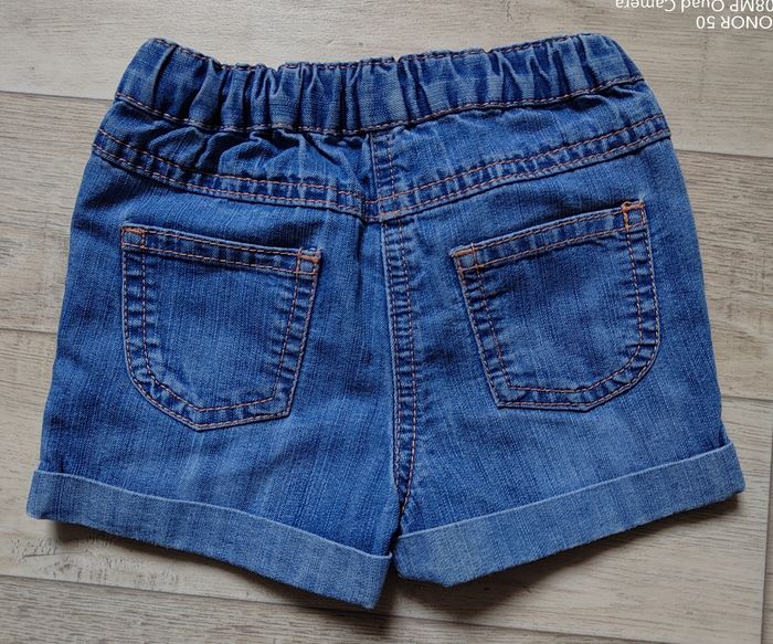 Lot de 2 shorts en jean 12 mois - photo numéro 4