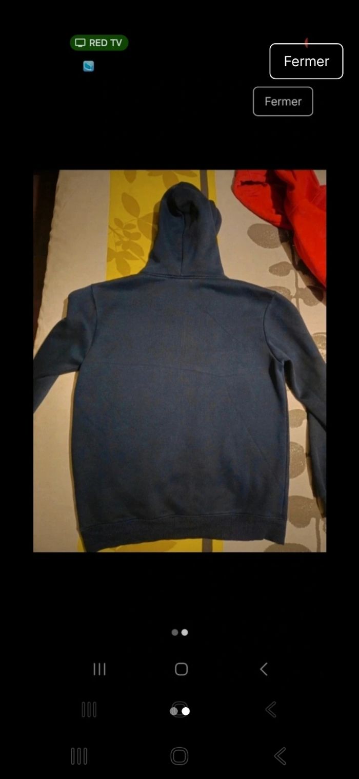 Sweat à capuche bleu homme Project X Paris taille M - photo numéro 2