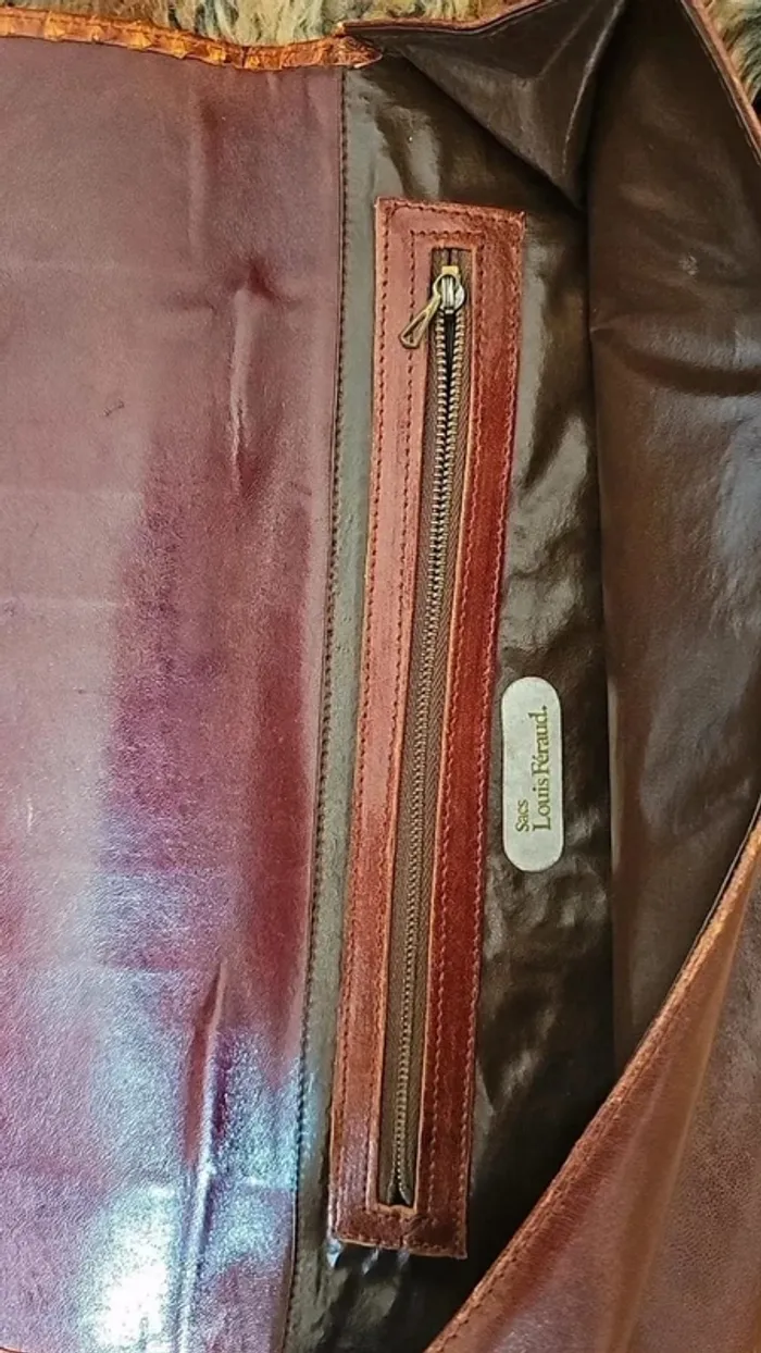 Sac à main vintage reptile 70s - photo numéro 7
