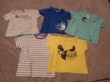 T-Shirts Manches Courtes Taille 18 mois