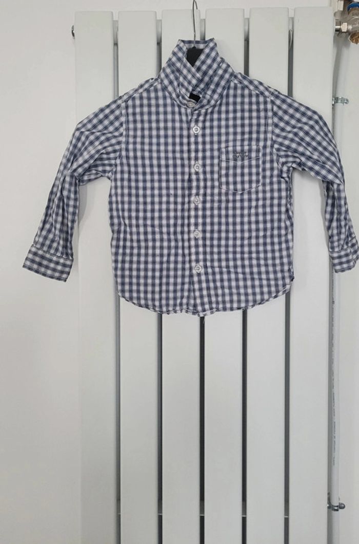 Chemise à carreaux