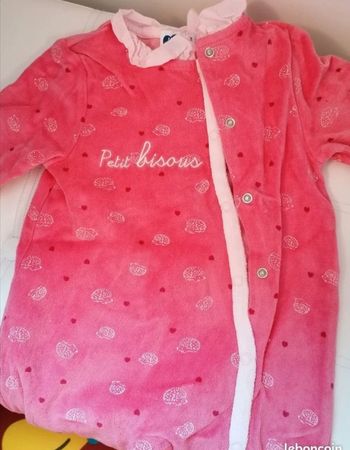 Pyjama rose 18 mois