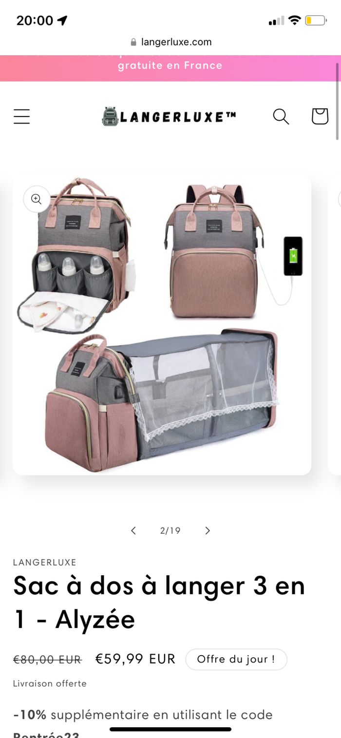 Sac allonger lit - photo numéro 3