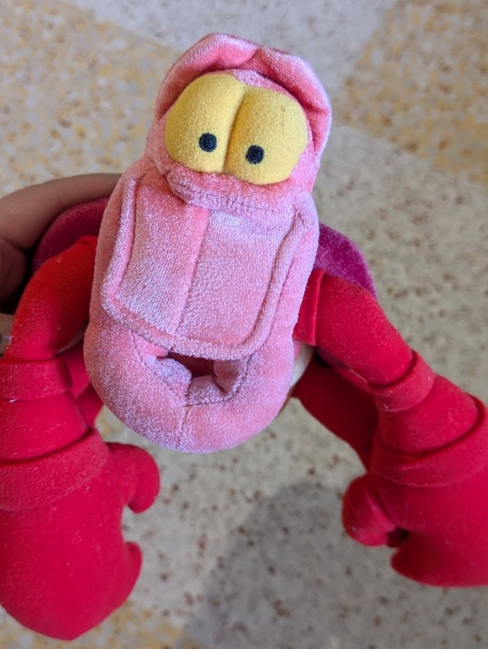 Peluche Sébastien Ariel la petite sirène disney - photo numéro 4