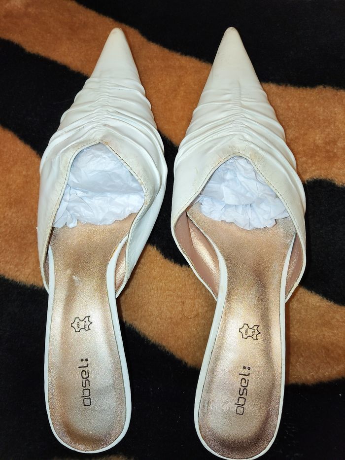 Mules écru P. 37 /38