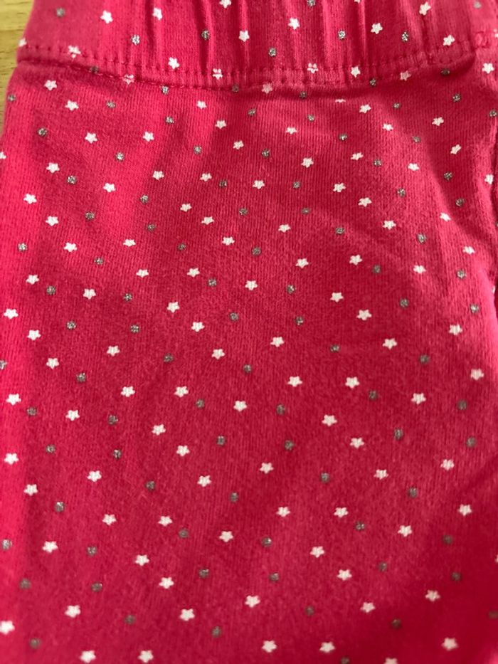 Legging rose étoiles - photo numéro 4
