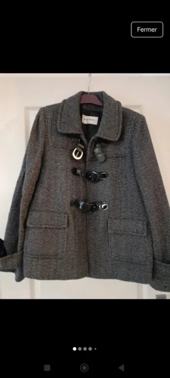 Manteau 100%laine weill parfait état