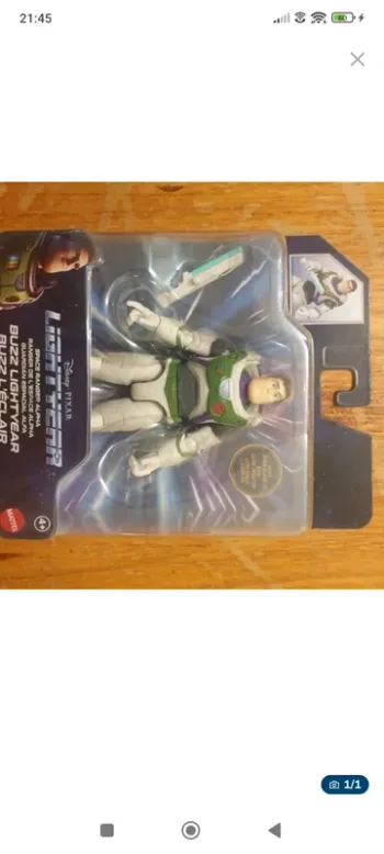 Figurine alpha buzz l'éclair 18 cm
