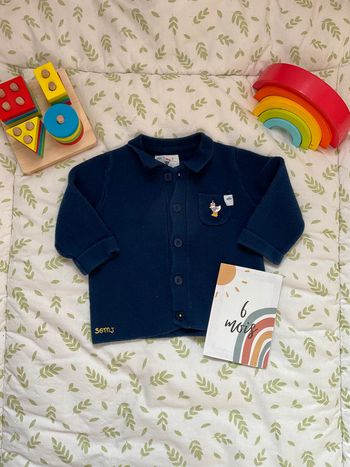 gilet bleu marine 6 mois sergent major