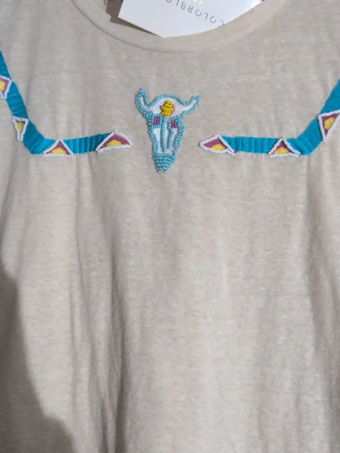 T-shirt ColorBlock Paris – Taille SM – Neuf avec étiquette - photo numéro 2