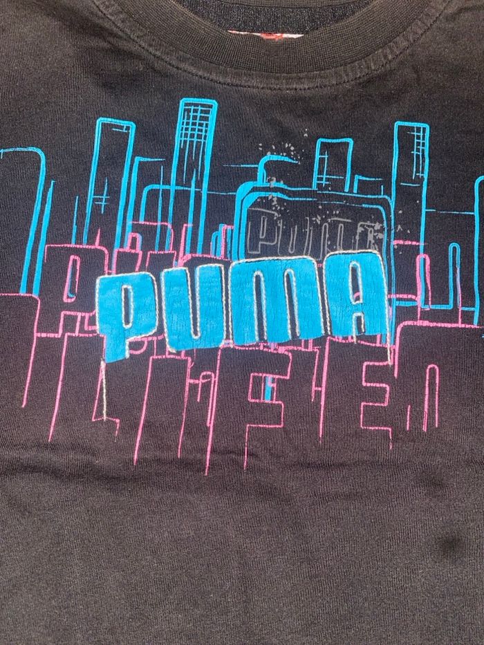 T-shirt puma pour enfants en taille 6 ans - photo numéro 2