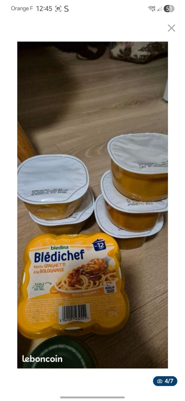 Repas enfant 12M - photo numéro 4