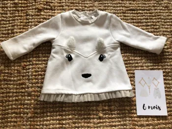 Pull blanc
