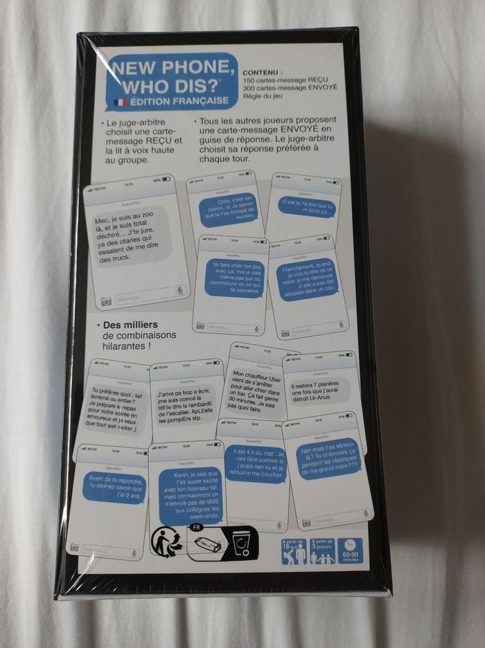 Jeu de société : "New phone, who dis ?" - photo numéro 2