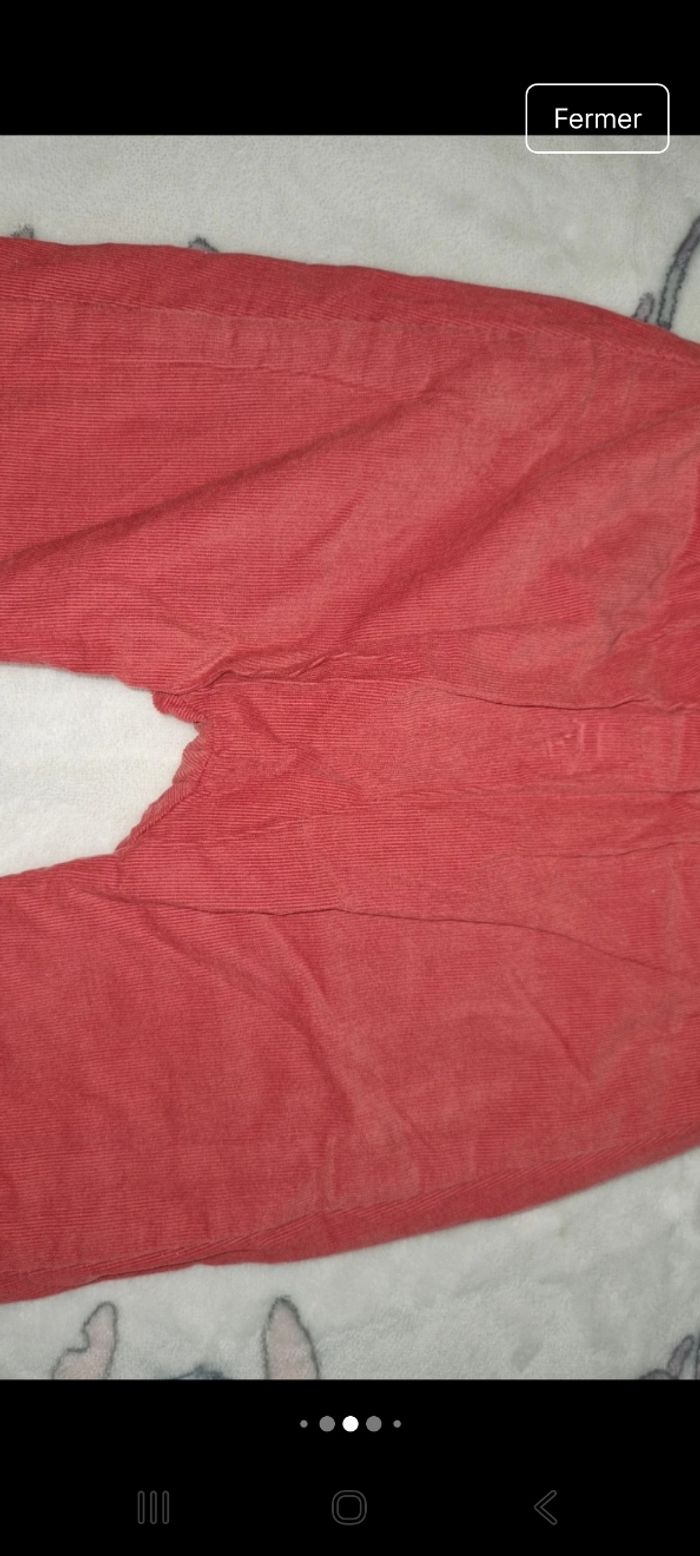 Pantalon doublé 6 mois en très bon état - photo numéro 3