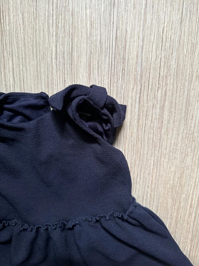 Robe bleu marine. 12 mois très bon état - photo numéro 3
