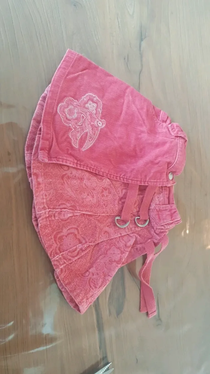 Jupe velours obaïbi
