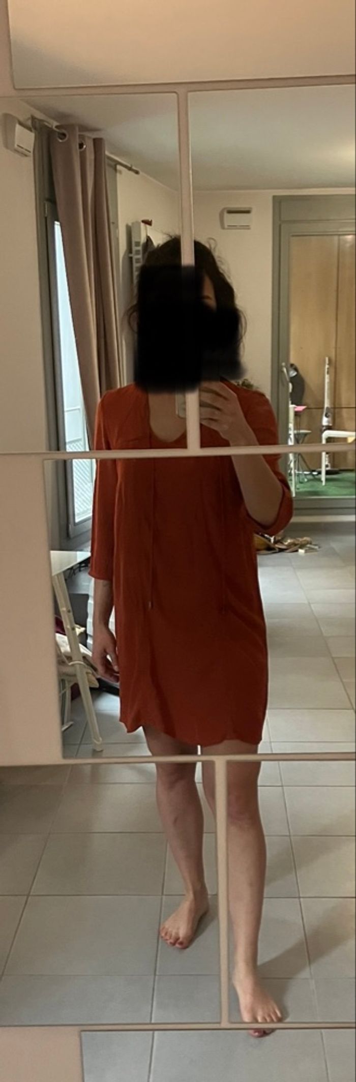 Robe orange foncé - photo numéro 2