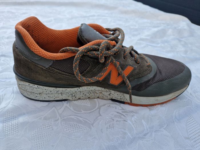 Baskets kaki orange homme New balance - photo numéro 4