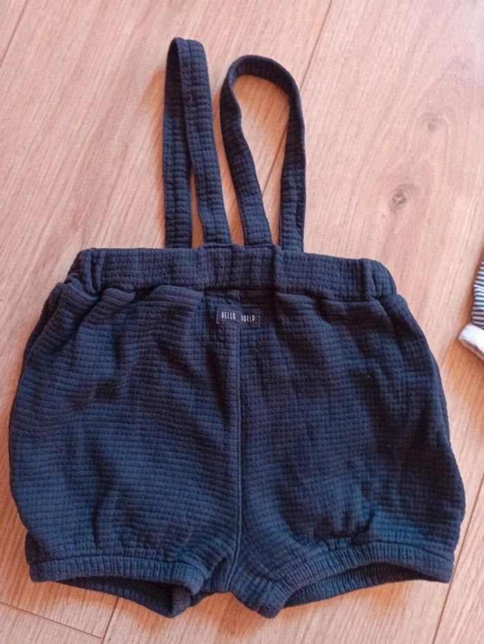 Ensemble short - barboteuse garçon bodie-polo - photo numéro 5