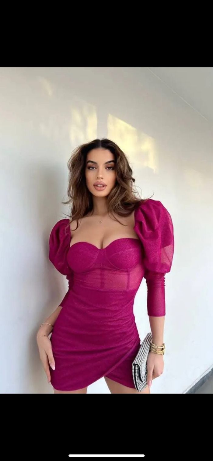 Robe de soirée rose fuchsia - photo numéro 8
